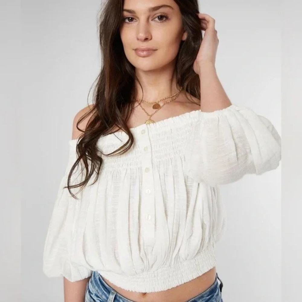 Free People Dancing Til DawnCropped Top Size Medium